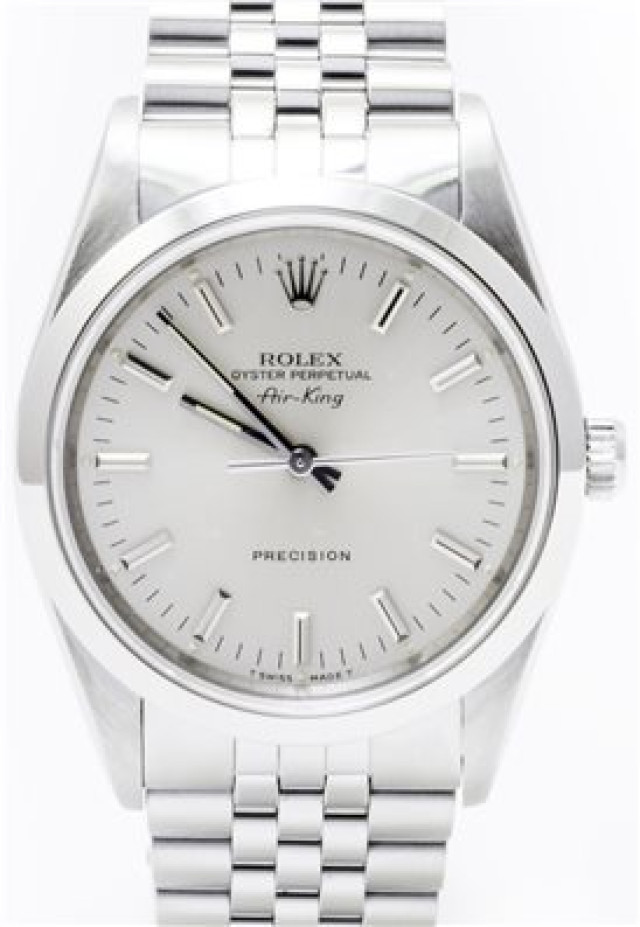 Steel on Jubilee Rolex Air King 14000 34 mm